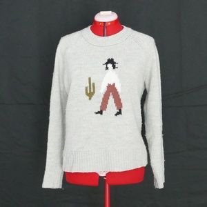 Grey El Rancho Sweater